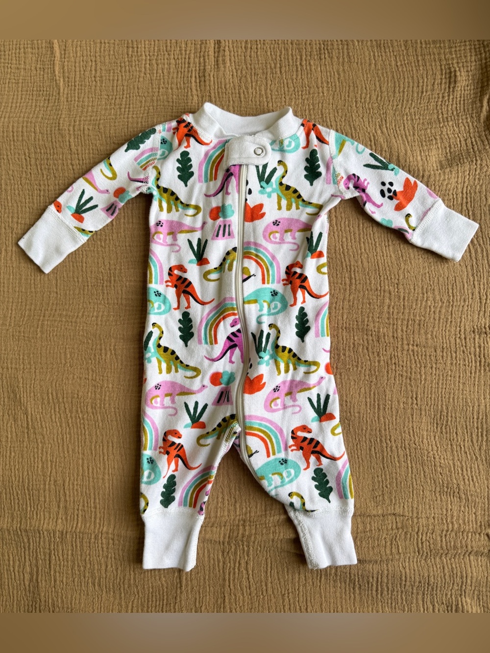Hanna Andersson Rainbow Dinosaur Pajamas